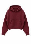 Basic Hoodie — Burgandy