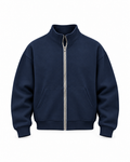 Basic Zipper — Navy